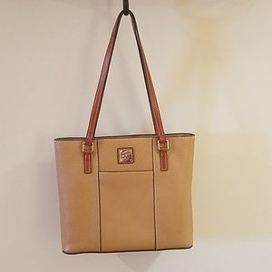 Dooney & Bourke tan leather tote